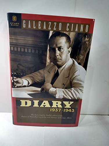 Diary 1937-1943. Preface by Renzo De Felice. Original introduction by Summer Welles.