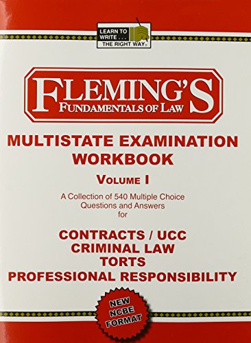 Mbe Exam Wrkbk (Contracts,Ucc,Criminal Law,Torts,Professional Responsibility)
Mbe Exam Wrkbk (Contracts,Ucc,Criminal Law,Torts,Professional Responsibility)