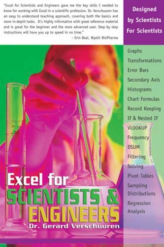 Excel for Scientists and Engineers (Excel for Professionals series)
