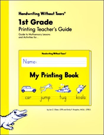 Handwriting Without Tears 1st Grade Printing Teachers Guide - My Printing Book
Handwriting Without Tears 1st Grade Printing Teachers Guide - My Printing Book