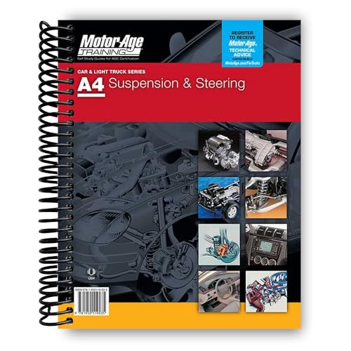 ASE Certification Test Prep - A4 Suspension & Steering Study Guide (Motor Age Training)
ASE Certification Test Prep - A4 Suspension & Steering Study Guide (Motor Age Training)