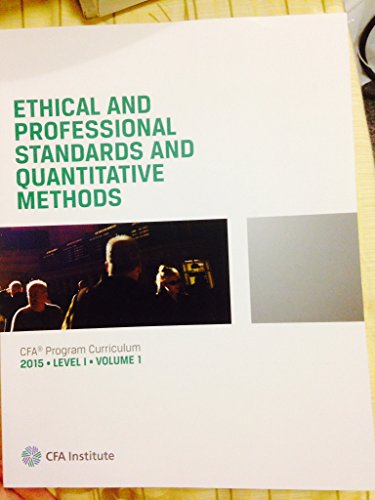 2015 CFA Program Curriculum Level I Volume 6 : Derivatives and Alternative Investments