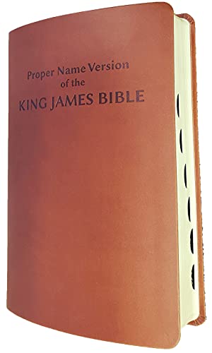 Proper Name Version of the King James Bible With Cross-References and Concordance Index, Study Edition, Synthetic Leather Brown Cover with Tabs
Proper Name Version of the King James Bible With Cross-References and Concordance Index, Study Edition, Synthetic Leather Brown Cover with Tabs