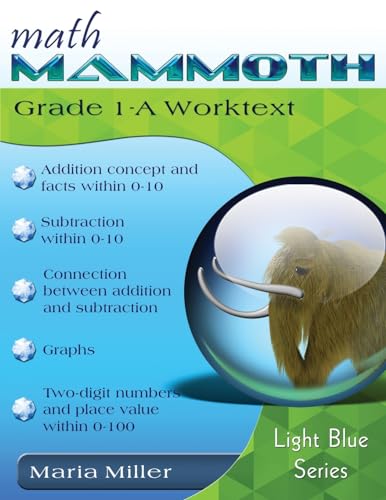 Math Mammoth Grade 1-A Worktext (Paperback or Softback)