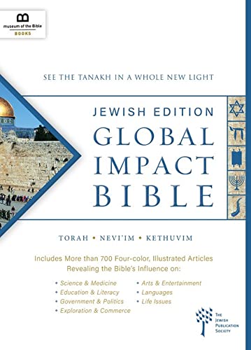 Global Impact Bible, JPS Tanakh Jewish Edition: See the Bible in a Whole New Light
Global Impact Bible, JPS Tanakh Jewish Edition: See the Bible in a Whole New Light