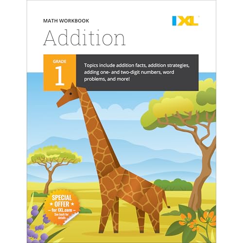 IXL | Grade 1 Addition Math Workbook | Fun Math Practice for Ages 6-7, 112 pgs
