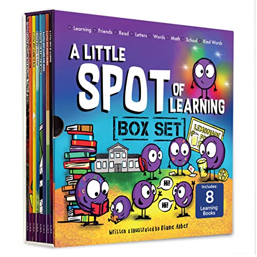 A Little SPOT of Learning 8 Book Box Set (Books 33-40: Kind Words, Friendship, Learning with Emotions, Goes to School, Letters, Words, Reading, Math)
A Little SPOT of Learning 8 Book Box Set (Books 33-40: Kind Words, Friendship, Learning with Emotions, Goes to School, Letters, Words, Reading, Math)