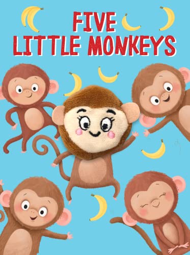 Five Little Monkeys - Children's Finger Puppet Board Book
