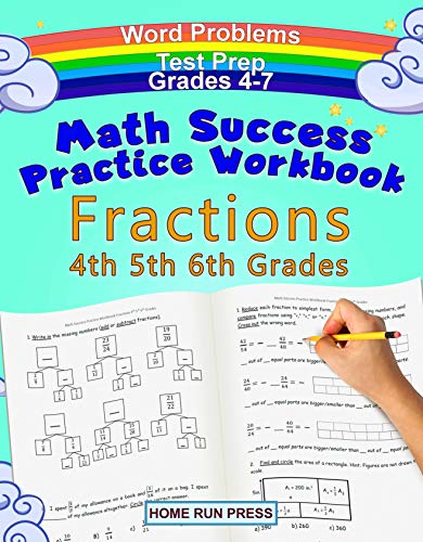 Math Success Practice Workbook Fractions 4th 5th 6th Grades: Grade 4 Grade 5 Grade 6 Daily Practice Test Prep
Math Success Practice Workbook Fractions 4th 5th 6th Grades: Grade 4 Grade 5 Grade 6 Daily Practice Test Prep