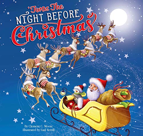 Twas The Night Before Christmas - Childrens Padded Board Book - Holiday