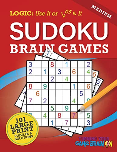 Medium Sudoku Brain Games: Sudoku Puzzle Book: Hints, Solutions, Tips in Large Print
Medium Sudoku Brain Games: Sudoku Puzzle Book: Hints, Solutions, Tips in Large Print