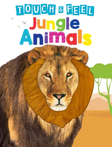 Jungle Animals - Children's Touch and Feel Board Book - Sensory Board Book
