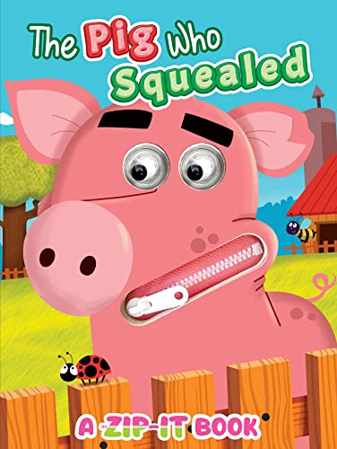 The Pig Who Squealed - Children's Sensory Board Book Featuring Touch and Feel Zipper Mouth and Googly Eyes
The Pig Who Squealed - Children's Sensory Board Book Featuring Touch and Feel Zipper Mouth and Googly Eyes