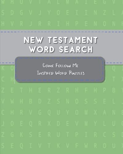 New Testament Word Search: Come Follow Me Inspired Word Puzzles