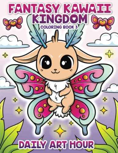 Fantasy Kawaii Kingdom Coloring Book 3: Cute Adorable Pastel Goth Coloring Pages for Kids and Adults
Fantasy Kawaii Kingdom Coloring Book 3: Cute Adorable Pastel Goth Coloring Pages for Kids and Adults