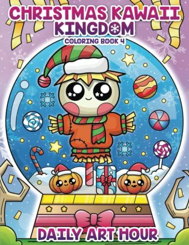 Christmas Kawaii Kingdom Coloring Book 4: Cute Adorable Pastel Goth Coloring Pages for Kids and Adults
Christmas Kawaii Kingdom Coloring Book 4: Cute Adorable Pastel Goth Coloring Pages for Kids and Adults