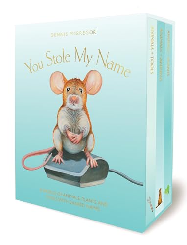You Stole My Name Board Book Box Set: The Curious Case of Animals with Shared Names (Picture Book Box Set) (You Stole My Name Series)
You Stole My Name Board Book Box Set: The Curious Case of Animals with Shared Names (Picture Book Box Set) (You Stole My Name Series)