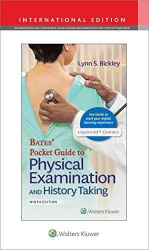 Bates' Pocket Guide To Physical Examination And History Taking Ninth, International Edition
Bates' Pocket Guide To Physical Examination And History Taking Ninth, International Edition