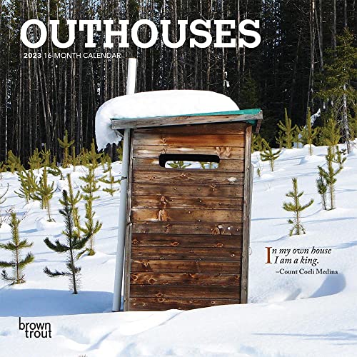 Outhouses | 2023 7 x 14 Inch Monthly Mini Wall Calendar | BrownTrout | Toilette Latrine Bog Humor
Outhouses | 2023 7 x 14 Inch Monthly Mini Wall Calendar | BrownTrout | Toilette Latrine Bog Humor