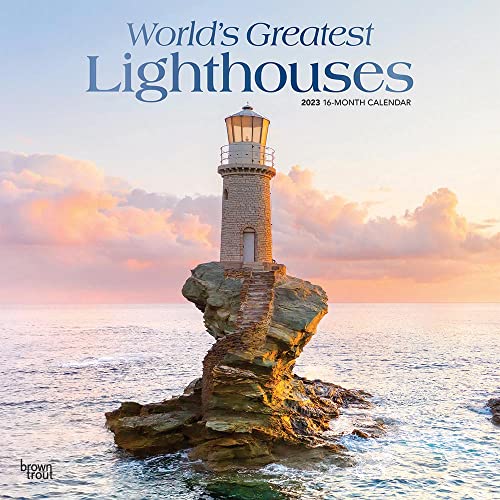 World's Greatest Lighthouses | 2023 12 x 24 Inch Monthly Square Wall Calendar | Foil Stamped Cover | BrownTrout | Ocean Sea Coast
World's Greatest Lighthouses | 2023 12 x 24 Inch Monthly Square Wall Calendar | Foil Stamped Cover | BrownTrout | Ocean Sea Coast