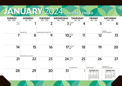 Large Print | 2024 17 x 12 Inch Monthly Desk Pad Calendar | BrownTrout | Easy to See Large Font
Large Print | 2024 17 x 12 Inch Monthly Desk Pad Calendar | BrownTrout | Easy to See Large Font
