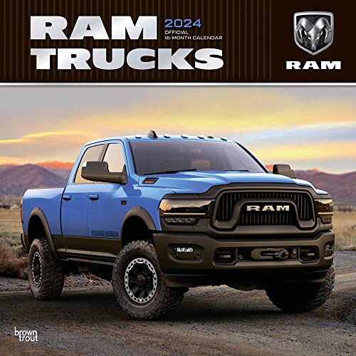 Ram Trucks | 2024 12 x 24 Inch Monthly Square Wall Calendar | Foil Stamped Cover | BrownTrout | American Cars Stellantis
Ram Trucks | 2024 12 x 24 Inch Monthly Square Wall Calendar | Foil Stamped Cover | BrownTrout | American Cars Stellantis