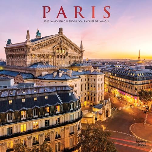 Paris 2025 12 X 24 Inch Monthly Square Wall Calendar Foil Stamped Cover English/French Bilingual Plastic-Free
Paris 2025 12 X 24 Inch Monthly Square Wall Calendar Foil Stamped Cover English/French Bilingual Plastic-Free