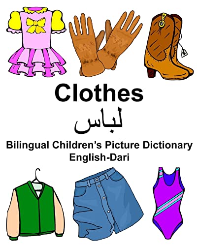 English-dari Clothes Bilingual Childrens Picture Dictionary
