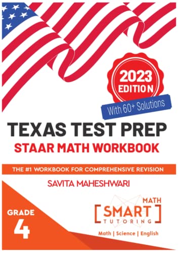 Texas STAAR Test prep practice book Grade 4: Largest number of high quality more than 300 practice problems categorized in 4 main categories of STAAR
Texas STAAR Test prep practice book Grade 4: Largest number of high quality more than 300 practice problems categorized in 4 main categories of STAAR