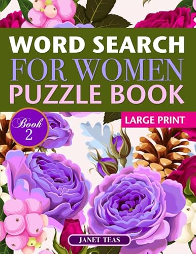 Word Search for Women Puzzle Book : Book 2