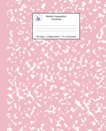 Marble Composition Notebook College Ruled: Pink Marble Notebooks, School Supplies, Notebooks for School (Notebooks College Ruled)
Marble Composition Notebook College Ruled: Pink Marble Notebooks, School Supplies, Notebooks for School (Notebooks College Ruled)