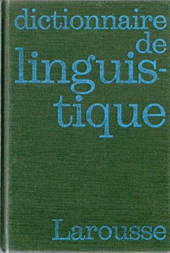 Dictionaire De Linguistique