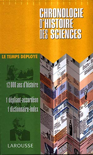 Chronologie D'Histoire Des Sciences (Nte10-97)