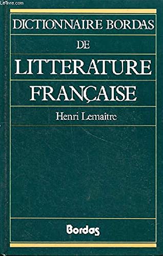 Dictionnaire de littérature française et francophone