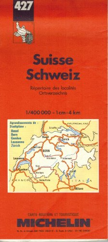 Michelin Country Map: Switzerland
