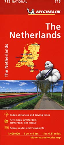 The Netherlands - Michelin National Map 715: Map (Michelin National Maps, 715)
