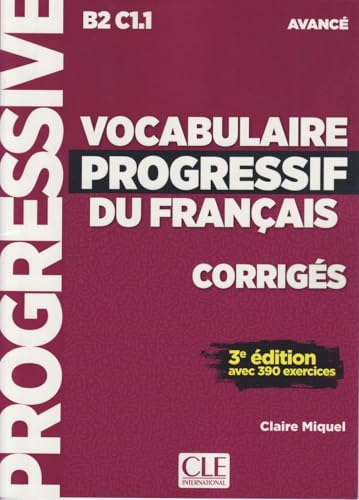 Vocabulaire Progressif Du Francais Corriges Avance2eme Edition