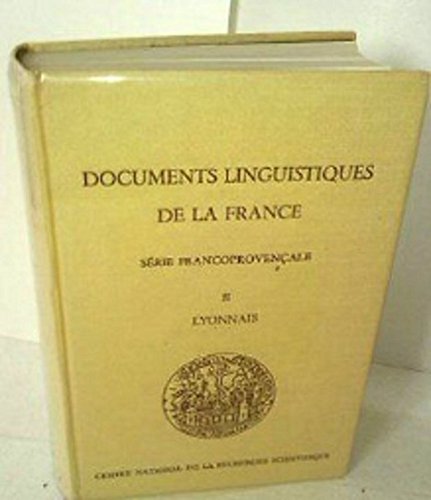 Documents linguistiques de la France. 2. Documents linguistiques de la France. Documents linguist...
