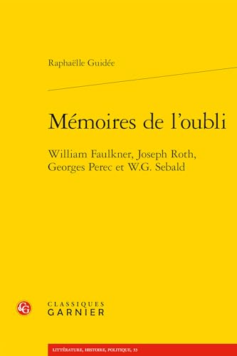 Memoires de l'oubli