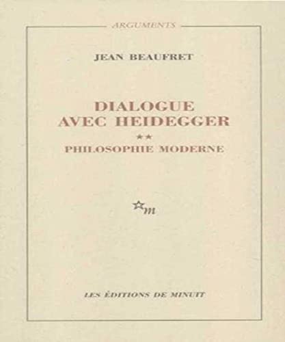 dialogue avec heidegger t.2 ; philosophie moderne