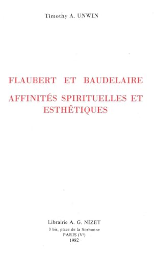 Flaubert et Baudelaire