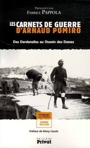 Les carnets de guerre d'Arnaud Pomiro : Des Dardanelles au Chemin des Dames