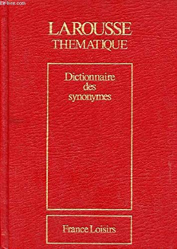 Nouveau dictionnaire des synonymes