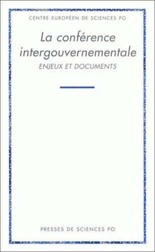 La conférence intergouvernementale