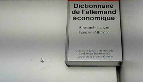 Dictionnaire de l'allemand économique