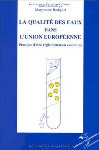 La qualité des eaux dans l'Union européenne