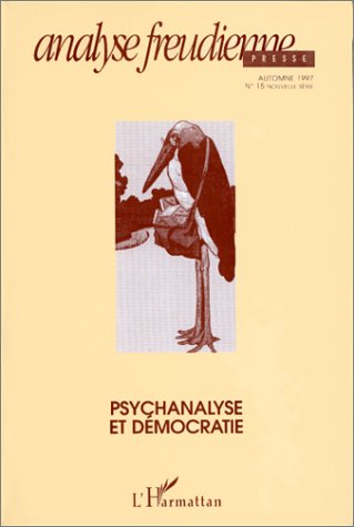 revue analyse freudienne n.15 ; psychanalyse et démocratie