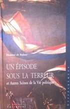 Un Episode Sous La Terreur Etautres Scenes De La Vie Politique