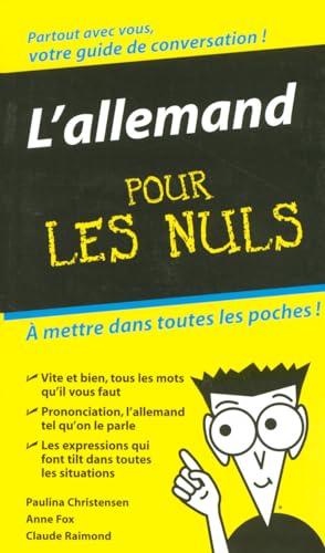 L'ALLEMAND ; GUIDE DE CONVERSATION POUR LES NULS