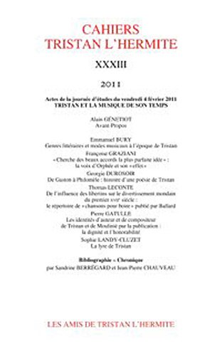 Cahiers Tristan L'Hermite N.33